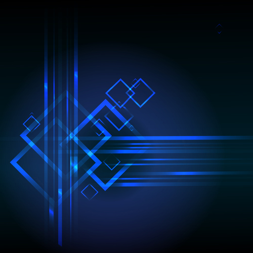 Concept dark blue technical vector background 05