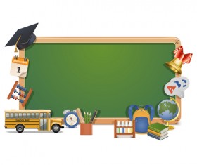 Creative advertising boards vector material 05