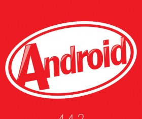 Creative android logos vector material