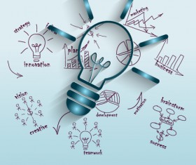 Creative business Idea template graphics vector 02