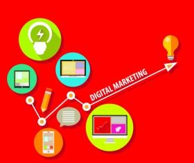 Creative marketing design infographics vector 05