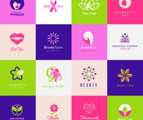 Creative medical and healthcare logos vector set 01