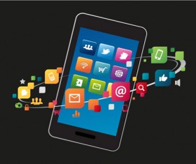 Creative technology elements vector graphics 04