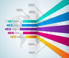 Creative world map and infographics vector graphics 01