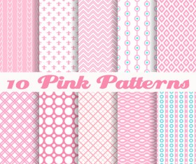 Cute pink pattern vector graphics