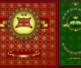 Decorative pattern indian style vector background 02