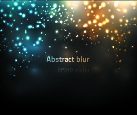 Dream light dot background vector material