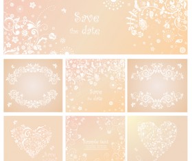Elegant ornaments floral background vector 02