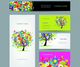 Fashion creative banner and cards vector material 06