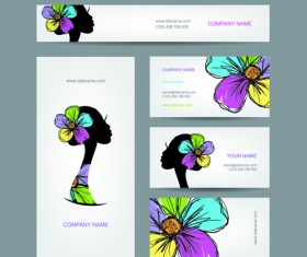 Fashion creative banner and cards vector material 07