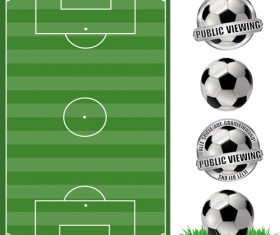 Football Field Vector For Free Download