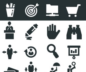 Gray series social icons vector set 02