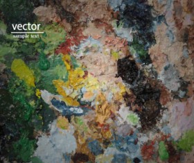 Grunge wall effect background vector material 05