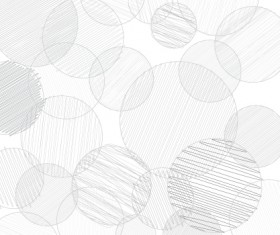 Hand drawn round vector background
