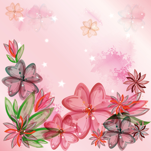 Huge collection of beautiful flower vector graphics 14