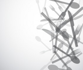 Knife and fork vector background graphics