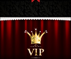 Luxury diamond VIP royal background vector 02