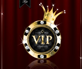 Luxury diamond VIP royal background vector 03