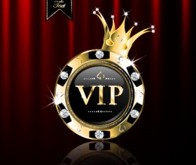 Luxury diamond VIP royal background vector 05