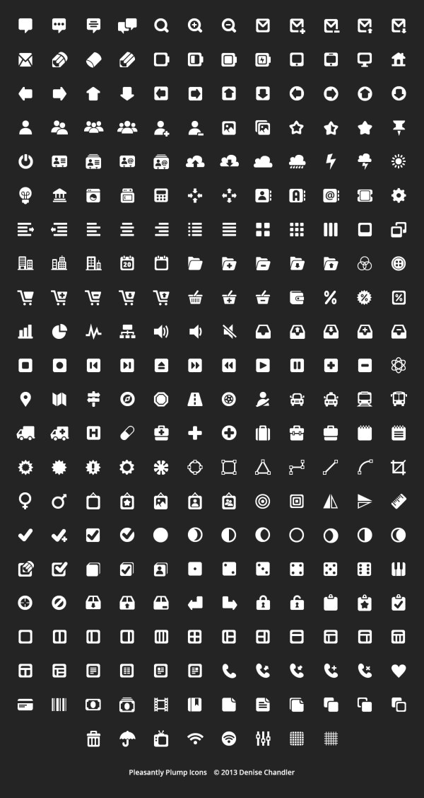Mini black and white web icons vector