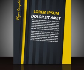 Modern business flyer and cover brochure vector material 07