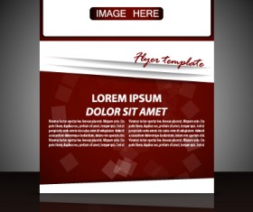 Modern business flyer and cover brochure vector material 10