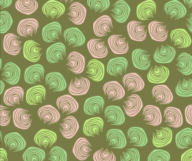 Shell textures seamless pattern vector
