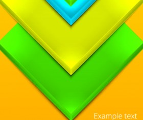 Shiny 3D geometry shapes background vector 04