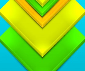 Shiny 3D geometry shapes background vector 05