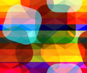 Shiny colored shapes vector background