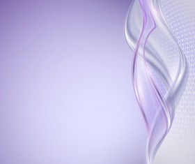 Shiny purple wave abstract background vector 02