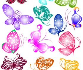 Butterflies Decoration vector free download