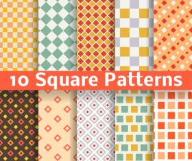 Square patterns vector material
