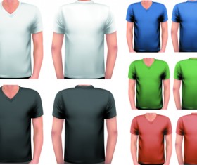 Various t-shirt for man vector