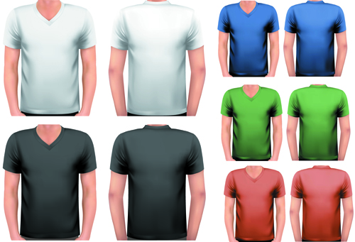 Various t-shirt for man vector