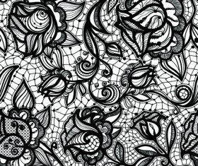 Vector black lace creative background graphics 06 free download