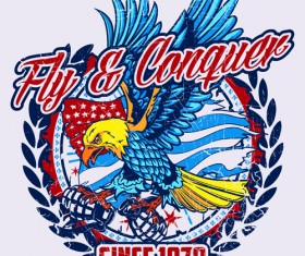 Vintage Summer T-shirt Labels Vector set 01