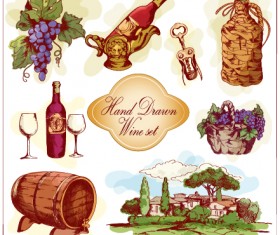 Vintage food labels creative material 03