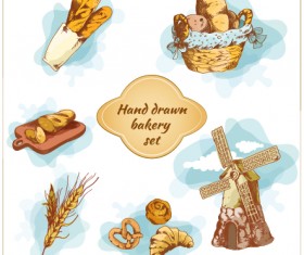 Vintage food labels creative material 05