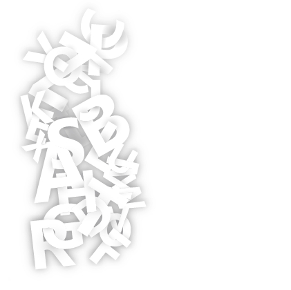 White paper alphabet background vector