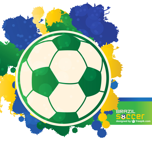 World Cup 2014 Brazil poster vector 02