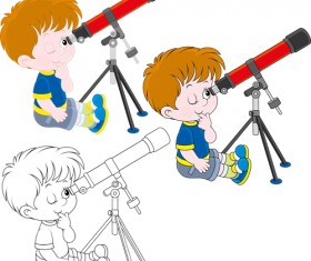 lovely children design elements vectors 02