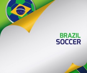 2014 brazil world football tournament vector background 01