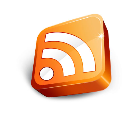 3D Orange WIFI icons