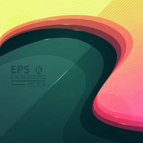Abstract layers wave vector background art 03