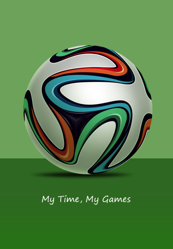 Abstract pattern football psd graphics