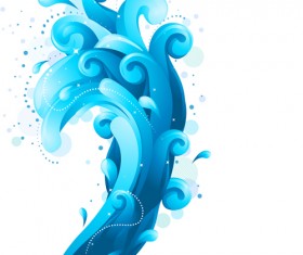 Abstract spindrift shiny background vector 01