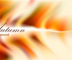 Autumn blurred background vector material