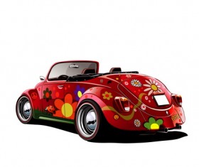 Beautiful floral car design graphics 10