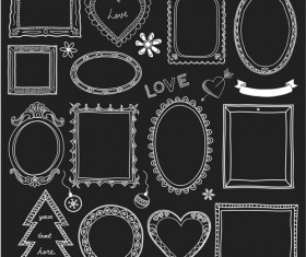 Blank frames design vector collection 08